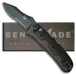 Benchmade Snody 4200SBK Auto Resistor Knife (3.45" Black Serr)