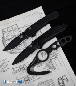 Benchmade 427SBK Mini Vallation AXIS-Assist Knife Black (3.2" Black Serr) 9 Benchmade 427SBK Mini Vallation AXIS-Assist Knife Black (3.2" Black Serr) -Benchmade Shop Benchmade 10 BLK Rescue Hook Safety Cutter Black Molded Sheath BHQ 51404 kp plans web