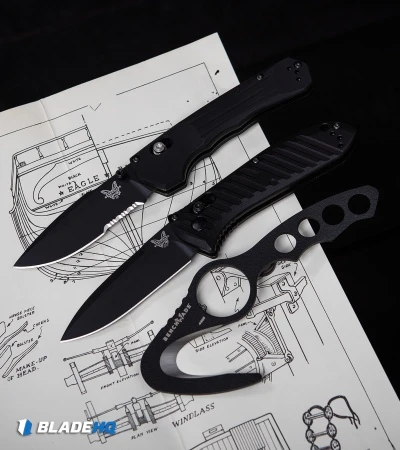 Benchmade 427SBK Mini Vallation AXIS-Assist Knife Black (3.2" Black Serr) 5 Benchmade 427SBK Mini Vallation AXIS-Assist Knife Black (3.2" Black Serr) - Image 5