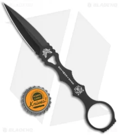 Benchmade SOCP Dagger Fixed Blade Knife (3.22" Black) 176BKGY 7 Benchmade SOCP Dagger Fixed Blade Knife (3.22" Black) 176BKGY -Benchmade Shop Benchmade 176BKGY SOCP Dagger Black BHQ 118499 jr bottlecap