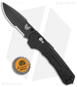 Benchmade 427SBK Mini Vallation AXIS-Assist Knife Black (3.2" Black Serr) 8 Benchmade 427SBK Mini Vallation AXIS-Assist Knife Black (3.2" Black Serr) -Benchmade Shop Benchmade 427BK Mini Vallation AXIS Assist Black Black Serr 427SBK BHQ 97771 jr bottlecap