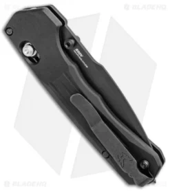 Benchmade 427SBK Mini Vallation AXIS-Assist Knife Black (3.2" Black Serr) 7 Benchmade 427SBK Mini Vallation AXIS-Assist Knife Black (3.2" Black Serr) -Benchmade Shop Benchmade 427BK Mini Vallation AXIS Assist Black Black Serr 427SBK BHQ 97771 jr side