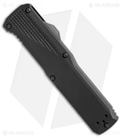 Benchmade 4600 Phaeton D/A OTF Automatic Knife Black (3.45" Satin) -Benchmade Shop Benchmade 4600 Phaeton DA black satin BHQ 51635 er spine