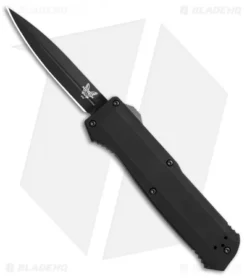 Benchmade 4700DLC Precipice D/A OTF Automatic Knife (3.4" Black DLC)