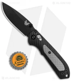 Benchmade Mini Freek AXIS Lock Knife Black/Gray (3" Black) 565BK -Benchmade Shop Benchmade 565BK Mini Freek AXIS Lock Black Gray Black BHQ 78765 jr bottlecap