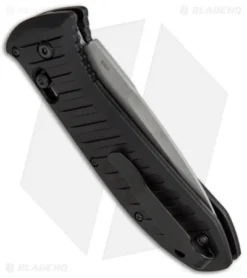 Benchmade 5700 Presidio II Automatic Knife (3.7" Satin) -Benchmade Shop Benchmade 5700 Presidio II Auto Satin BHQ 51641 jr side