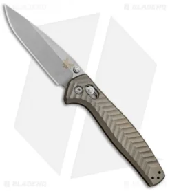 Benchmade 781 Anthem AXIS Lock Folding Knife Bronze Titanium (3.5" Stonewash)