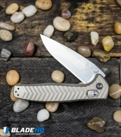 Benchmade 781 Anthem AXIS Lock Folding Knife Bronze Titanium (3.5" Stonewash) 9 Benchmade 781 Anthem AXIS Lock Folding Knife Bronze Titanium (3.5" Stonewash) -Benchmade Shop Benchmade 781 Anthem AXIS Lock Folding Knife Bronze Titanium Stonewash BHQ 51621 kp dark wood web