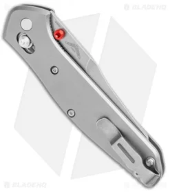 Benchmade 940 Osborne AXIS Lock Knife Titanium (3.4" Satin S90V) 940-2001 -Benchmade Shop Benchmade 940 Osborne AXIS Lock Ti Satin 940 2001 BHQ 106722 jr side