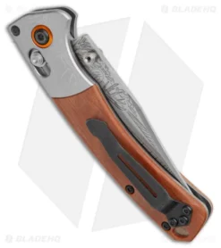 Benchmade LE Artist Series Mini Crooked River Deer AXIS Lock Knife (3.4" SW) -Benchmade Shop Benchmade ARtist Series Mini Crooked River Knife Whitetail Deer BHQ 174397 jr side