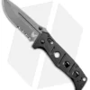 Benchmade Adamas AXIS Lock Knife Black G-10 (3.8" Gray Serr) 275SGY-1