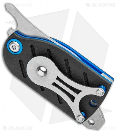 Benchmade Aller Friction Folder Knife Black/Blue G-10 (1.6" Satin) 380 3 Benchmade Aller Friction Folder Knife Black/Blue G-10 (1.6" Satin) 380 - Image 3