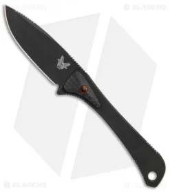 Benchmade Altitude Fixed Blade Knife (3" Black) 15200DLC