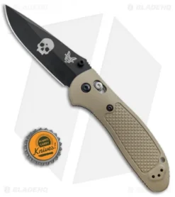 Benchmade American Sniper Griptilian AXIS Lock Knife Sand (3.45" Black) -Benchmade Shop Benchmade American Sniper Griptilian AXIS Lock Sand Black 551BKSN AS BHQ 75450 jr bottlecap