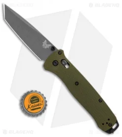 Benchmade Bailout AXIS Lock Knife Green Aluminum (3.4" Gray M4) 537GY-1 -Benchmade Shop Benchmade Bailout AXIS Green Aluminum Gray 537GY 1 BHQ 104895 jr bottlecap