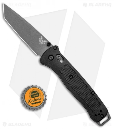 Benchmade Bailout AXIS Lock Knife Black Grivory (3.38" Gray) 537GY 4 Benchmade Bailout AXIS Lock Knife Black Grivory (3.38" Gray) 537GY - Image 4