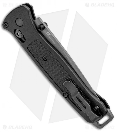 Benchmade Bailout AXIS Lock Knife Black Grivory (3.38" Gray) 537GY 3 Benchmade Bailout AXIS Lock Knife Black Grivory (3.38" Gray) 537GY - Image 3