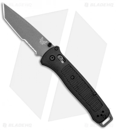 Benchmade Bailout AXIS Lock Knife Black Grivory (3.38" Gray Serr) 537SGY 1 Benchmade Bailout AXIS Lock Knife Black Grivory (3.38" Gray Serr) 537SGY