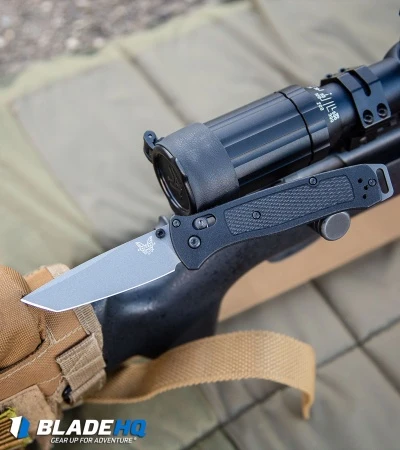 Benchmade Bailout AXIS Lock Knife Black Grivory (3.38" Gray) 537GY 7 Benchmade Bailout AXIS Lock Knife Black Grivory (3.38" Gray) 537GY - Image 7