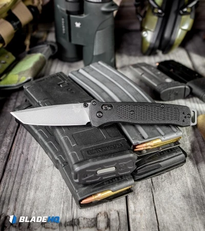 Benchmade Bailout AXIS Lock Knife Black Grivory (3.38" Gray) 537GY 9 Benchmade Bailout AXIS Lock Knife Black Grivory (3.38" Gray) 537GY - Image 9