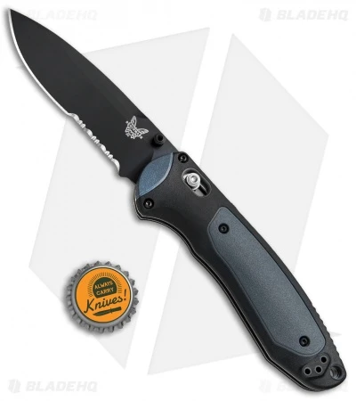 Benchmade 590SBK Boost AXIS-Assist Knife Black/Gray (3.7" Black Serr) 4 Benchmade 590SBK Boost AXIS-Assist Knife Black/Gray (3.7" Black Serr) - Image 4