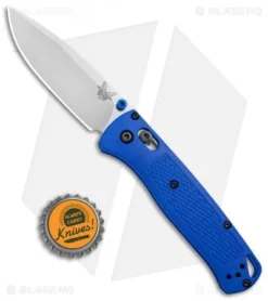 Benchmade Bugout AXIS Lock Pocket Knife Blue (3.24" Satin) 535 -Benchmade Shop Benchmade Bugout AXIS Blue Satin 535 BHQ 74149 jr bottlecap 1