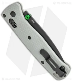 Benchmade Bugout Gray G-10 AXIS Lock Knife (3.2" Black 20CV) 535BK-2002 -Benchmade Shop Benchmade Bugout AXIS Lock Gray G 10 Black BHQ 114144 jr side