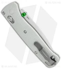 Benchmade Bugout Gray G-10 AXIS Lock Knife (3.2" Satin 20CV) 535-2002 -Benchmade Shop Benchmade Bugout AXIS Lock Gray G 10 Satin BHQ 114143 jr side