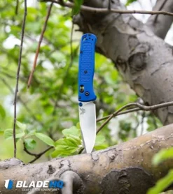 Benchmade Bugout AXIS Lock Pocket Knife Blue (3.24" Satin) 535 -Benchmade Shop Benchmade Bugout AXIS Lock Knife Blue Satin 535 BHQ 74149 kp tree web