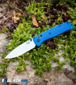 Benchmade Bugout AXIS Lock Pocket Knife Blue (3.24" Satin) 535 -Benchmade Shop Benchmade Bugout AXIS Lock Knife Blue Satin 535 BHQ74149 kp rock green shrub web