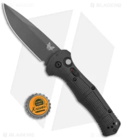 Benchmade Claymore Automatic Knife Black Grivory (3.6" Black) 9070BK -Benchmade Shop Benchmade Claymore AutoBlack Grivory Black 9070BK BHQ 137239 jr bottlecap