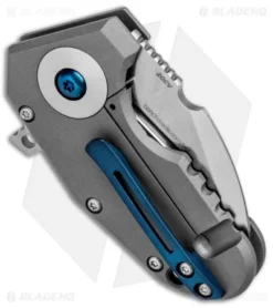 Benchmade Sibert 756 Mini Pocket Rocket Flipper Knife Titanium (1.87" SW) 6 Benchmade Sibert 756 Mini Pocket Rocket Flipper Knife Titanium (1.87" SW) -Benchmade Shop Benchmade Flipper Blue jr side
