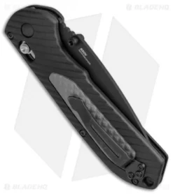 Benchmade Freek AXIS Lock Knife Black/Gray (3.6" Black Serr) 560SBK -Benchmade Shop Benchmade Freek AXIS Black Gray Black Serr 560SBK BHQ 51606 jr side