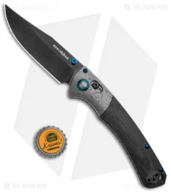 Benchmade Gold Class Crooked River AXIS Lock Knife Carbon Fiber (4" Black DLC) -Benchmade Shop Benchmade Gold Class Crooked River AXIS Lock CF Black DLC 15080BK 191 BHQ 101624 jr bottlecap