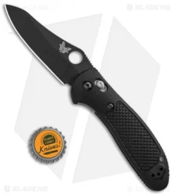 Benchmade Griptilian AXIS Lock Knife Black (3.45" Black) 550BK-S30V -Benchmade Shop Benchmade Griptilian AXIS Lock Black Black 550BKHG BHQ 9284 jr bottlecap