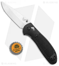 Benchmade Griptilian AXIS Lock Knife Black (3.45" Satin) 551-S30V 12 Benchmade Griptilian AXIS Lock Knife Black (3.45" Satin) 551-S30V -Benchmade Shop Benchmade Griptilian AXIS Lock Black Satin 551 S30V BHQ 3330 jr bottlecap