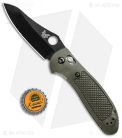 Benchmade Griptilian AXIS Lock Knife OD Green (3.45" Black) 550BKOD-S30V -Benchmade Shop Benchmade Griptilian AXIS Lock Olive Drab Black 550BKOD BHQ 93011 jr bottlecap