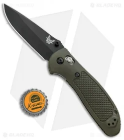 Benchmade Griptilian AXIS Lock Knife Olive Drab (3.45" Black) 551BKOD-S30V -Benchmade Shop Benchmade Griptilian AXIS Lock Olive Drab Black 551BKOD S30V BHQ 6200 jr bottlecap 1