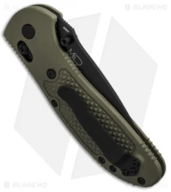 Benchmade Griptilian AXIS Lock Knife Olive Drab (3.45" Black) 551BKOD-S30V -Benchmade Shop Benchmade Griptilian AXIS Lock Olive Drab Black 551BKOD S30V BHQ 6200 jr side