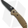 Benchmade Griptilian AXIS Lock Knife Sand (3.45" Black) 551BKSN-154CM
