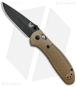 Benchmade Griptilian AXIS Lock Knife Sand (3.45" Black) 551BKSN-154CM