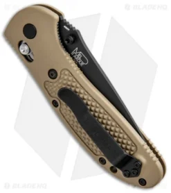 Benchmade Griptilian AXIS Lock Knife Sand (3.45" Black) 551BKSN-S30V -Benchmade Shop Benchmade Griptilian AXIS Sand Black 551BKSN S30V BHQ 6224 jr side