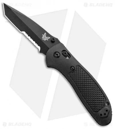 Benchmade Griptilian Tanto AXIS Lock Knife Black (3.45" Black Serr) 553SBK-S30V 1 Benchmade Griptilian Tanto AXIS Lock Knife Black (3.45" Black Serr) 553SBK-S30V