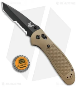 Benchmade Griptilian Tanto Knife Sand (3.45" Black Serr) 553SBKSN-154CM -Benchmade Shop Benchmade Griptilian Tanto AXIS Lock Sand Black Serr 553SBKSN S30V BHQ 0673 jr bottlecap 1