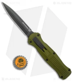 Benchmade Infidel OTF Automatic Knife OD Green (3.91" DLC S30V) Exclusive -Benchmade Shop Benchmade Infidel OTF Auto OD Green DLC Exclusive 3300DLC 1802 BHQ 81491 jr bottlecap