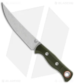 Benchmade Meatcrafter Hunting Fixed Blade Knife Green G-10 (6.1" SW) 15500-3