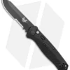 Benchmade Mediator Automatic Knife Black G-10 (3.3" Black Serr) 8551SBK