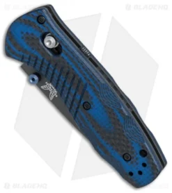 Benchmade Mini Barrage AXIS-Assist Forum Knife Blue G10/CF (Black M390) 586-1701 6 Benchmade Mini Barrage AXIS-Assist Forum Knife Blue G10/CF (Black M390) 586-1701 -Benchmade Shop Benchmade Mini Barrage Forum BHQ 79854 er spine