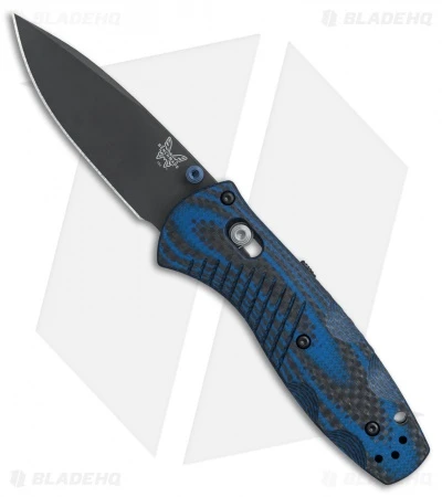 Benchmade Mini Barrage AXIS-Assist Forum Knife Blue G10/CF (Black M390) 586-1701 1 Benchmade Mini Barrage AXIS-Assist Forum Knife Blue G10/CF (Black M390) 586-1701