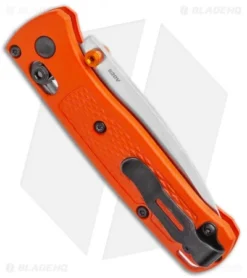 Benchmade Mini Bugout AXIS Lock Knife Orange (2.875" Satin) 533 -Benchmade Shop Benchmade Mini Bugout AXIS Lock Knife Orange 2.82 Satin 533 BHQ 104888 LS Side